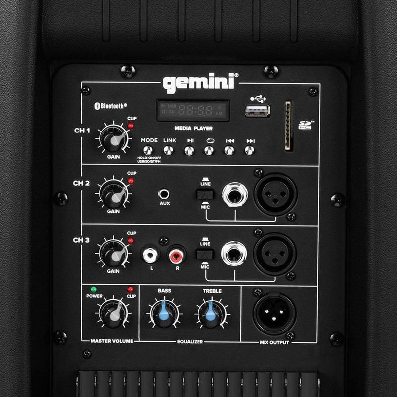 Gemini Sound AS-2112BT Powered Speakers