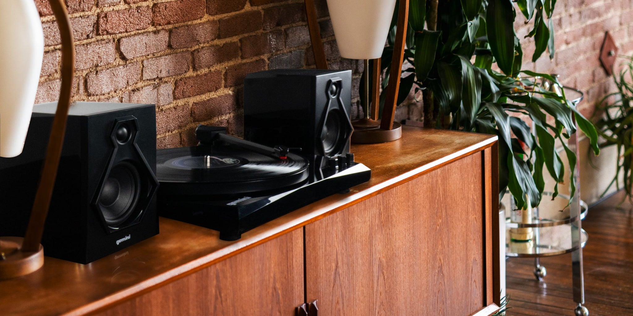 Gemini Sound Record Players with Speakers | All-in-One Vinyl Systems