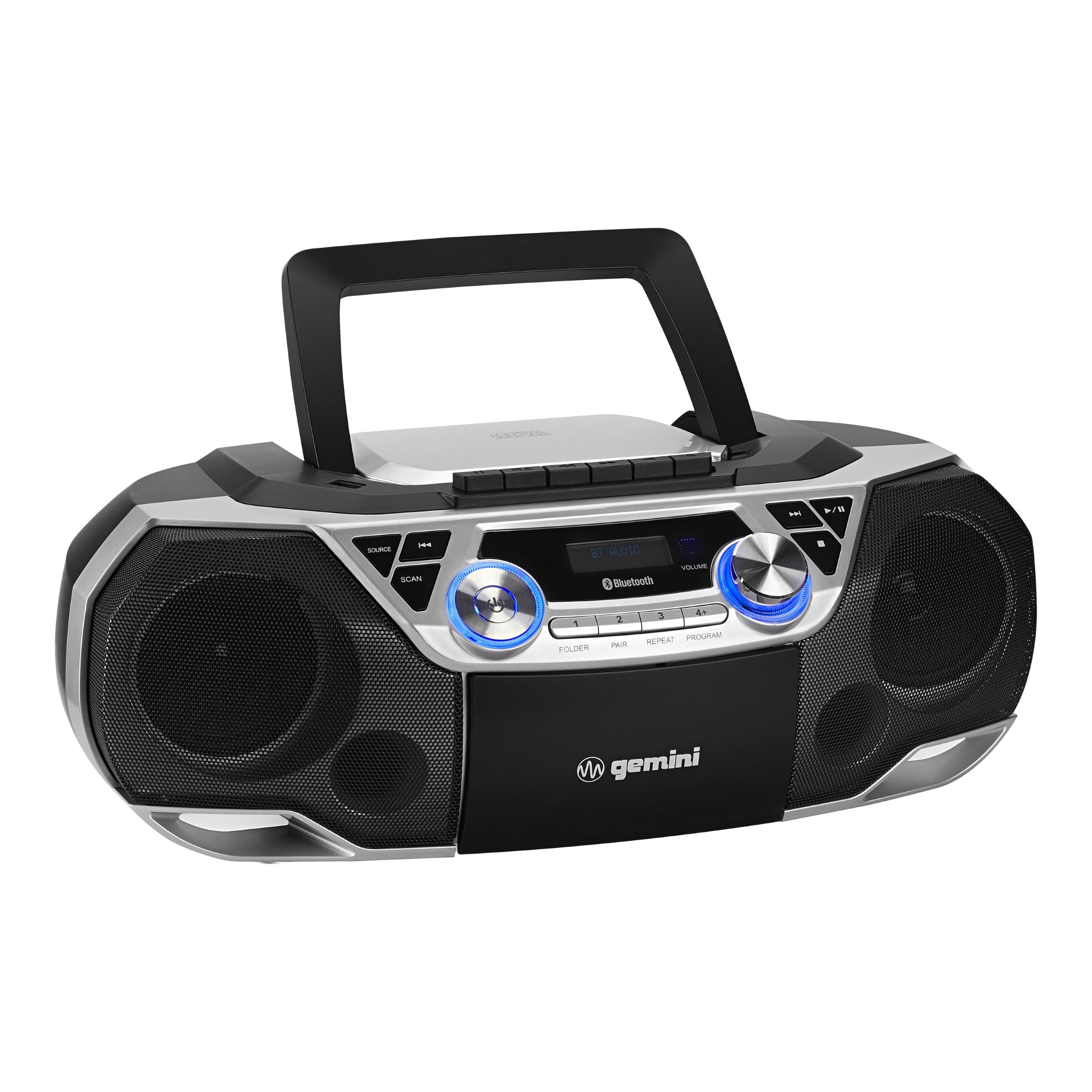 GSBB-500 Multimedia Boombox with CD, MP3, USB, Bluetooth & FM Radio