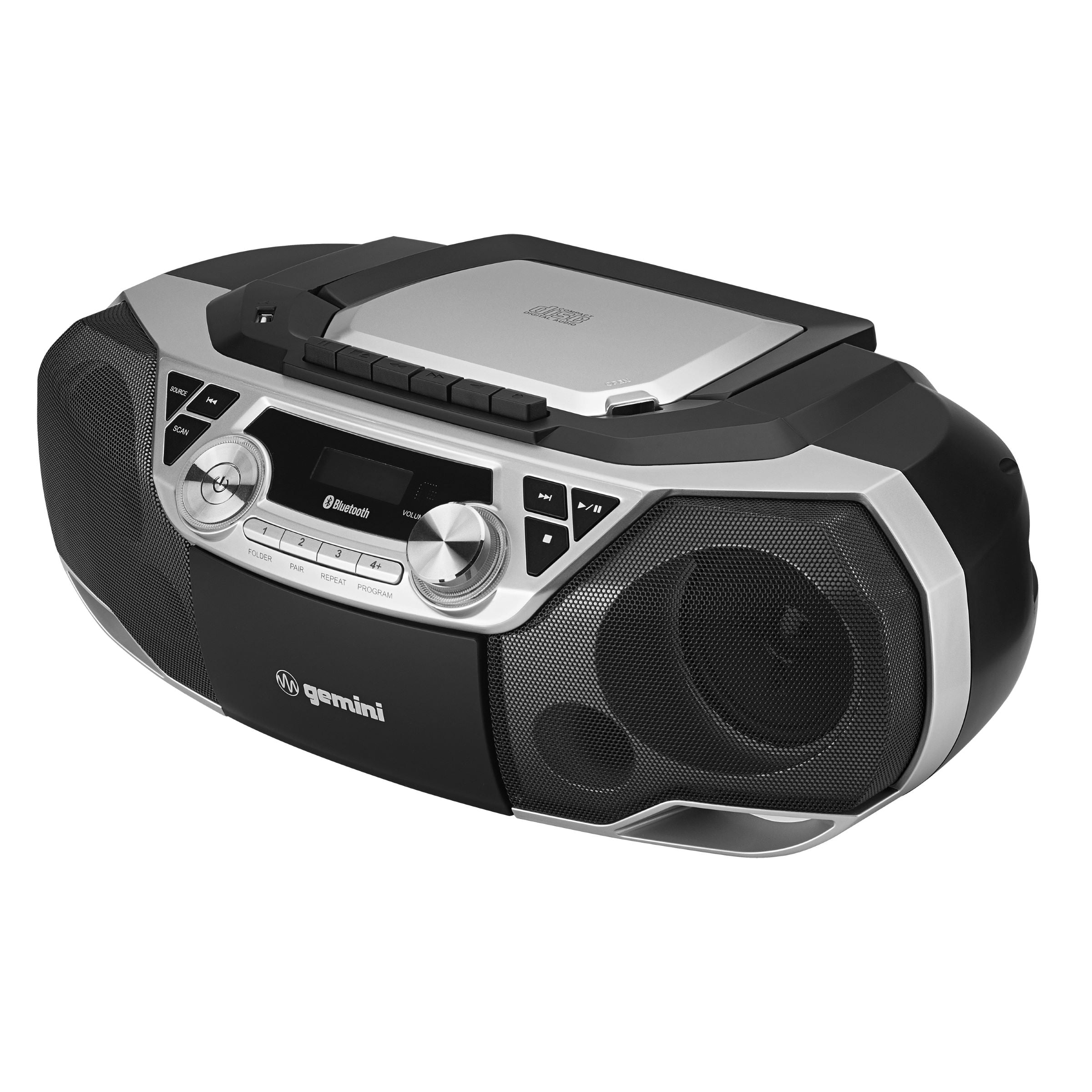 GSBB-500 Multimedia Boombox with CD, MP3, USB, Bluetooth & FM Radio