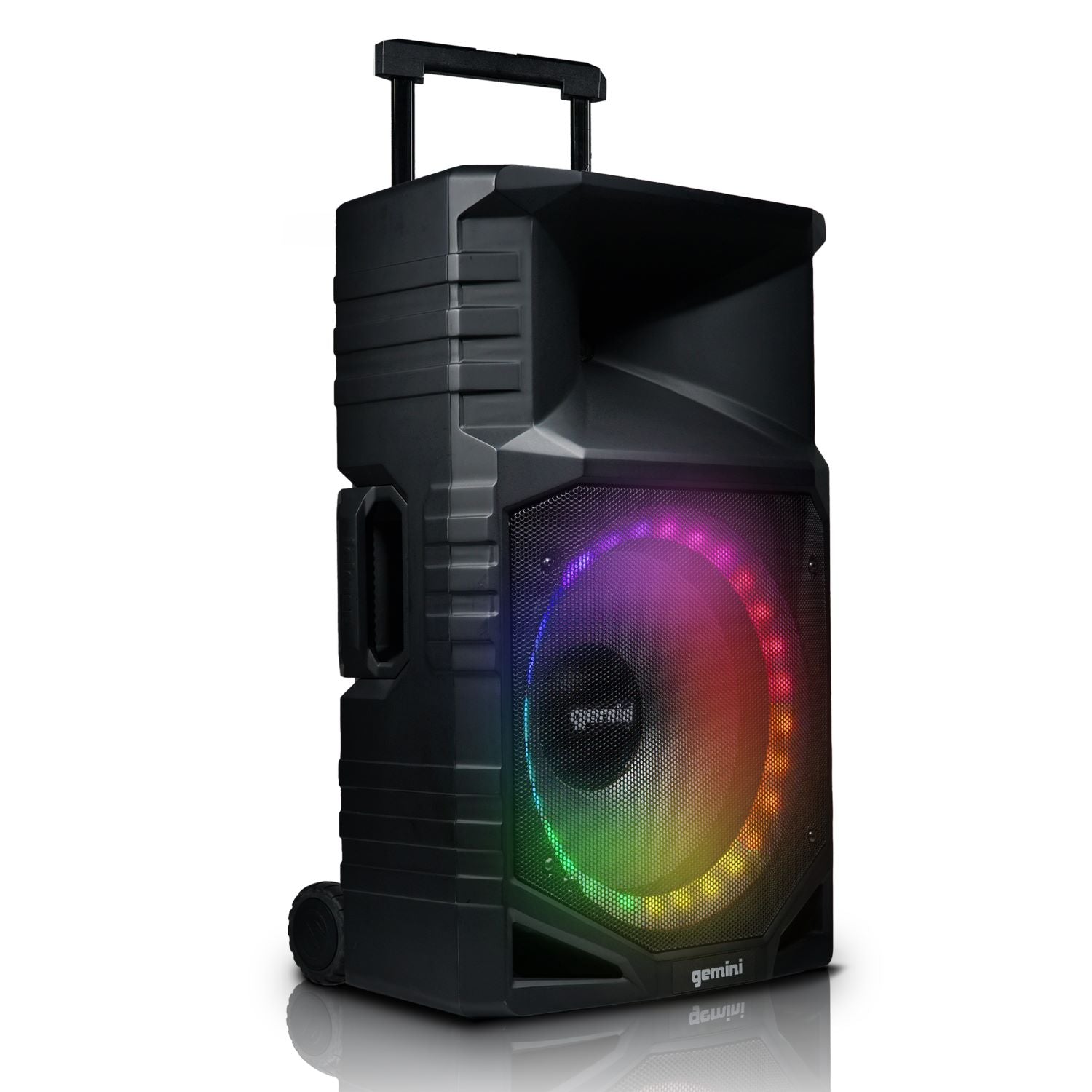 Altavoz recargable para fiestas al aire libre GXP-T1500 con micrófono, ideal para todo tipo de clima.