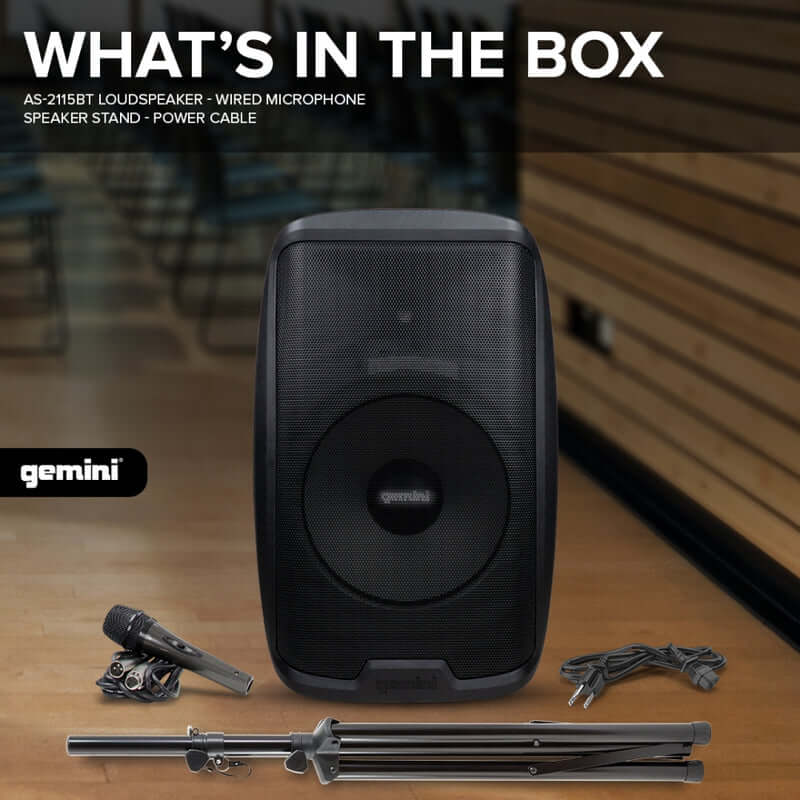 Gemini Sound AS-2115BT-PK Speaker Packages