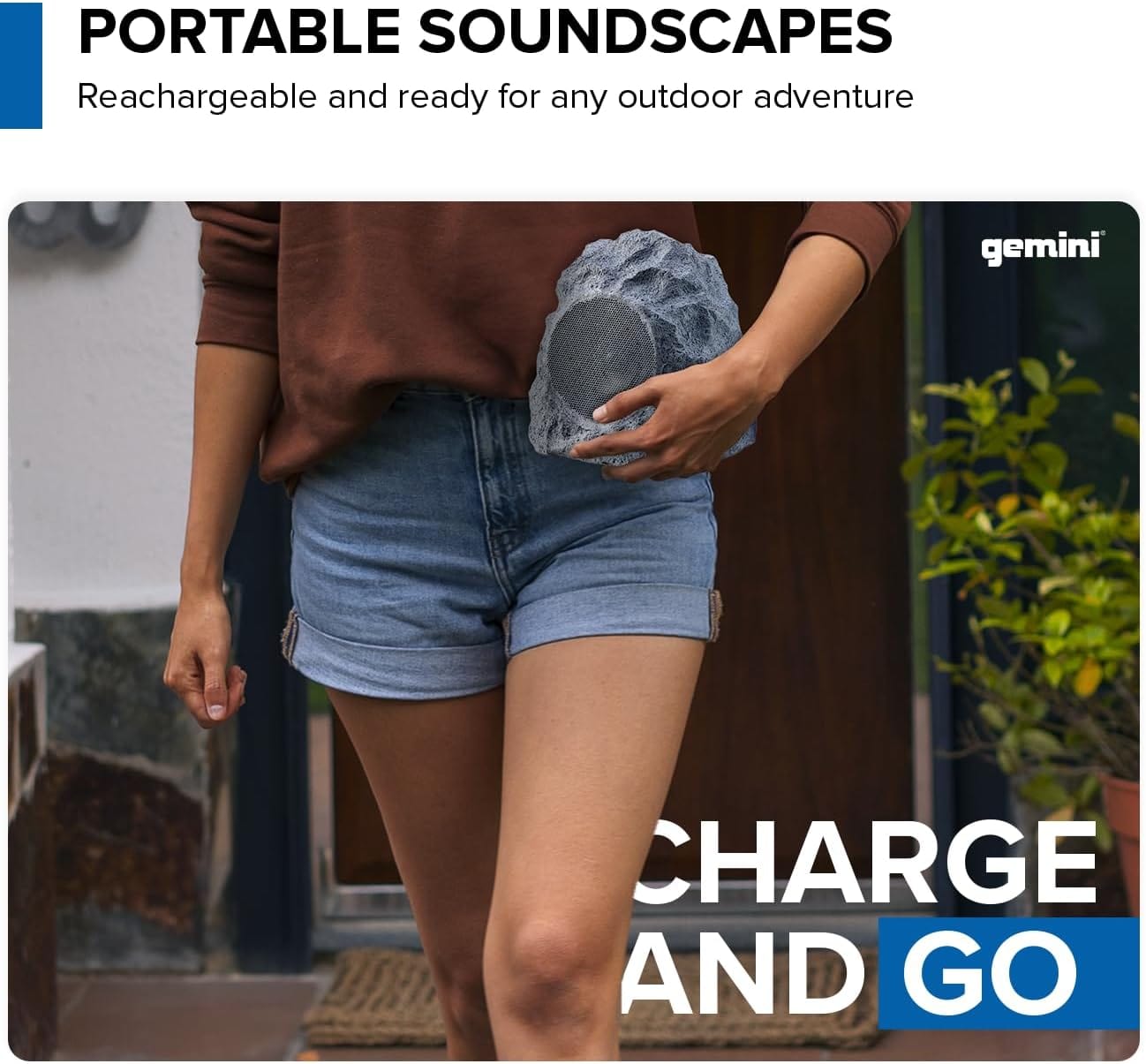 Gemini Sound GHRK-400-PR Outdoor Rock Speakers