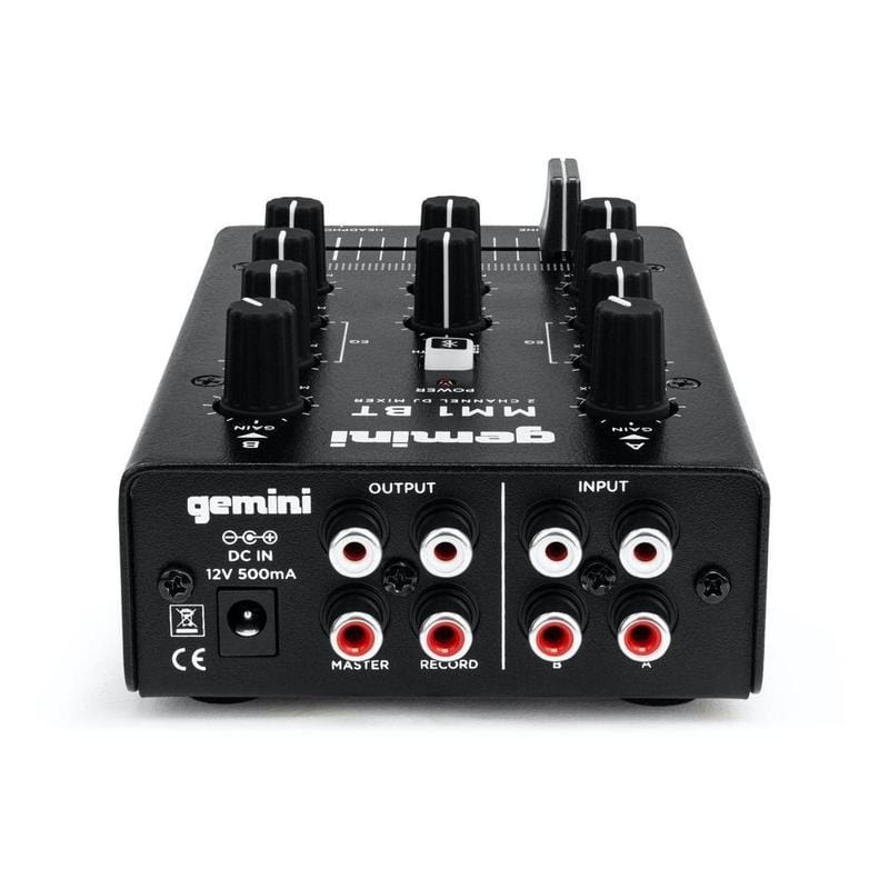 MM1BT 2-Channel Professional Analog DJ Mixer with Bluetooth Input