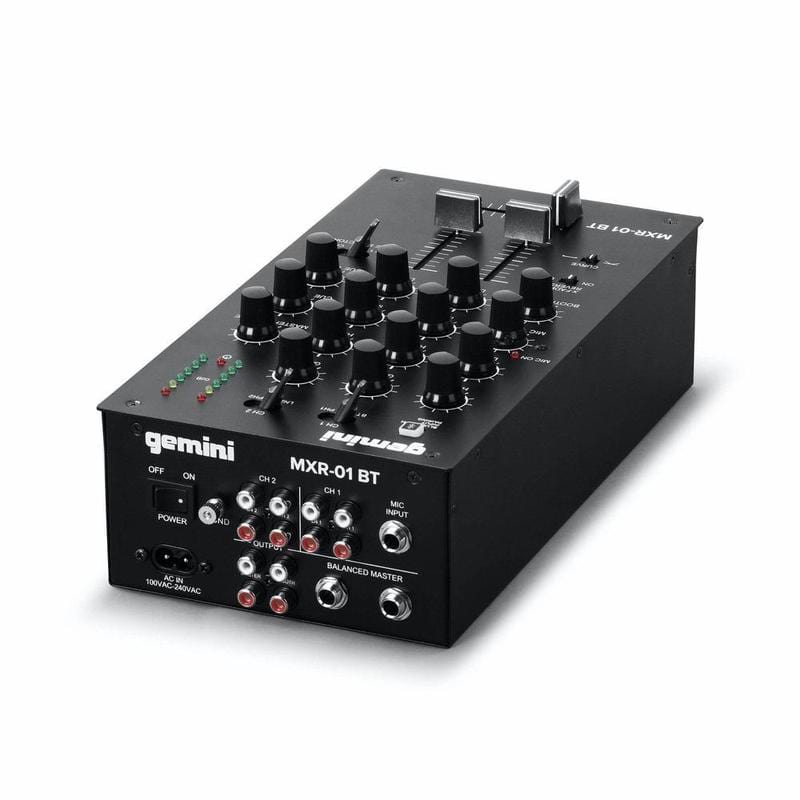 MXR-01BT 2-Channel Professional DJ Mixer with Bluetooth Input