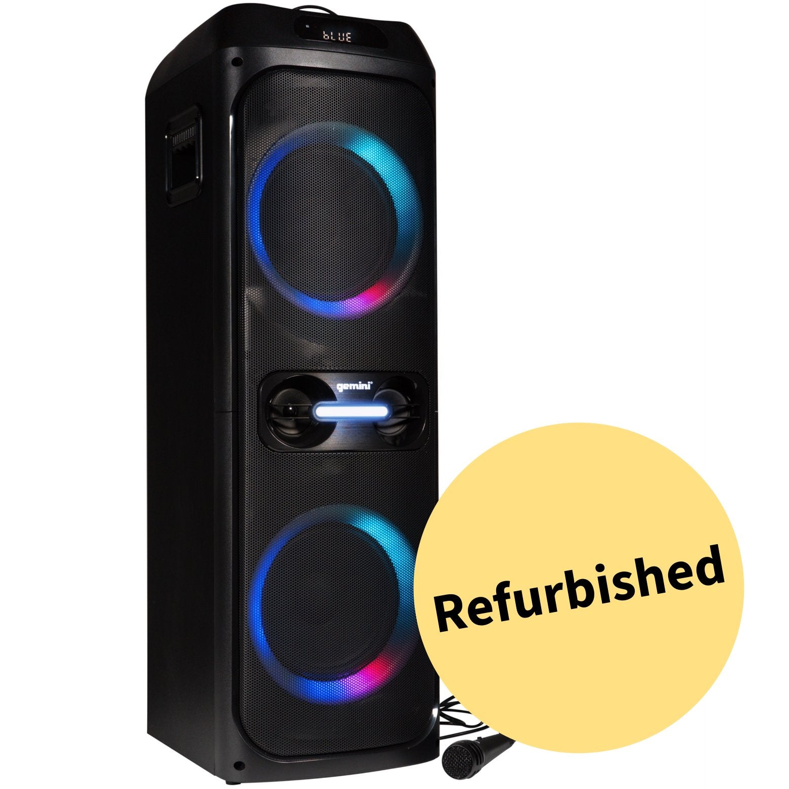 Refurbed GHK-2800 Bluetooth Speaker System w/ LED Party Lights - 4800W